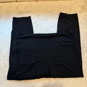 Athleta Ultra High Rise Elation Capri Leggings Black Yoga Pants Size L - Picture 1 of 8