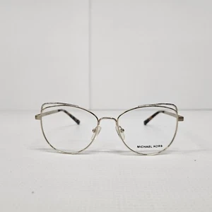 Gafas para mujer Michael Kors MK 3025 (Santiago) 1212 metal dorado ojo de gato 53-17 135 - Imagen 1 de 12