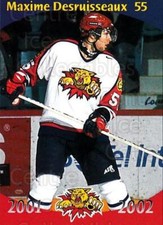 2001-02 Moncton Wildcats #21 Maxime Desruisseaux