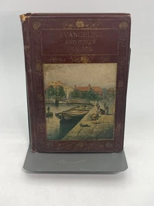 Evangeline and Other Poems - ANTIQUE - PAGES MISSING [Hardcover] Henry W. Lon... - Picture 1 of 9