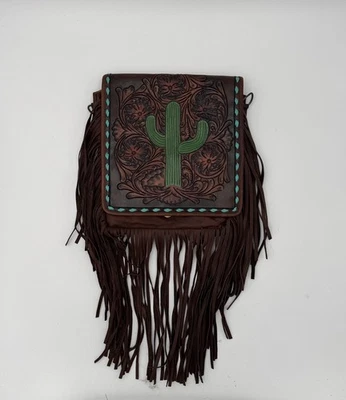 AD American Darling ADBG396 Large Crossbody Hand Tooled Genuine Leather Women - Image 1 of 4