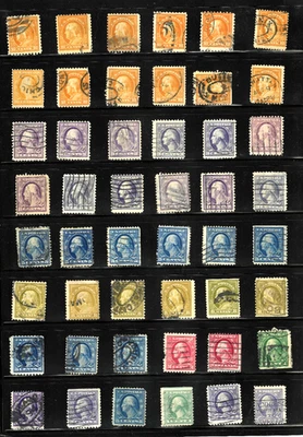 Dealer Collection 1-10 Cent Untyped Washington Franklin 1908-1922 US 29-5 - Image 1 of 4