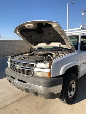 2005  Silverado 3500 USED 6.6L LLY Diesel Front Clip Hood Fenders Bumper Cooling - Image 1 of 4