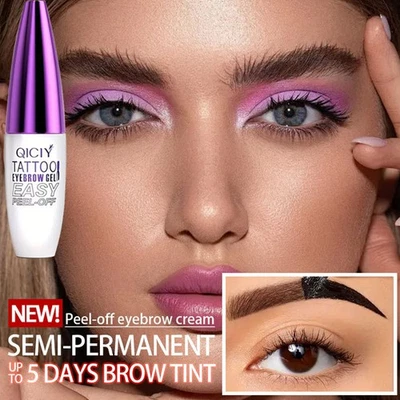 Semi-permanent Enhancers Cream Tint Dye Peel Off Eyebrow Gel Eyebrow Color Gel - Image 1 of 4