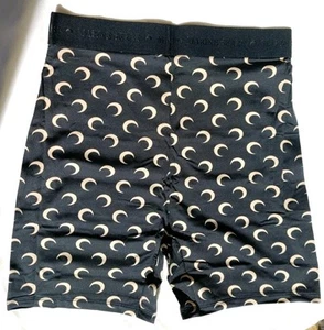 Marine Serre Marine Serre Logo-Printed Stretched Mini Shorts - Picture 1 of 13