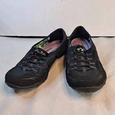 Zapatillas deportivas Skechers Breathe Easy para mujer 8,5 calce relajado refrigeradas por aire negras Foto 1 de 4