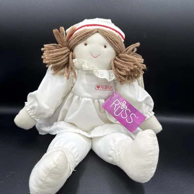 Muñeco de peluche Russ Nurse Heavenly Helper nuevo con etiquetas enfermera de escuela de medicina  Foto 1 de 4