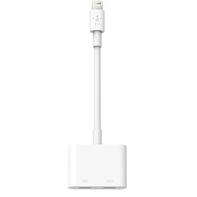 Original Belkin 3.5mm Audio + Charge Audio Adapter for iPhone 14 13 12 11 - Image 1 of 4