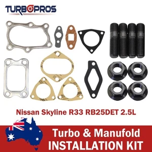 Permaseal Exhaust Manifold Studs&Gasket Kit For Nissan Skyline R33 RB25DET 2.5L - Bild 1 von 8