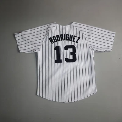 Vintage NY Yankees Jersey A-Rod Alex Rodriguez Russell Youth Medium 10 12 - Image 1 of 4