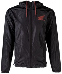 Factory Effex Honda Mens Windbreaker Jacket Black/Red - Picture 1 of 1