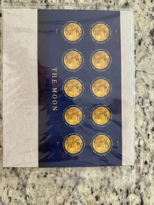 2016 #5058 The Moon Global-Rate Forever Pane of 10 Mint Sealed - Picture 1 of 2