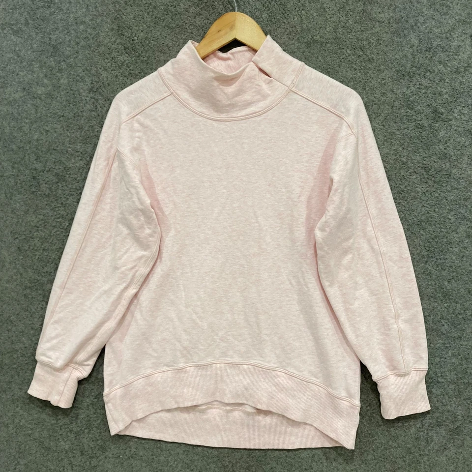 Lululemon Womens Jumper Size 6 AUS 10 Pink High Neck Long Sleeve 22812 - Image 1 of 4