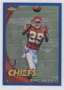 2010 Topps Cromo Blu Rifrattore /199 Eric Berry #C195 Rookie RC - Foto 1 di 4