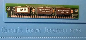 1MB 30-Pin SIMM RAM (Hyundai, HY514400J-70 FPM 70ns, Parity) – Tested - Picture 1 of 2
