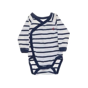 Petit Bateau, Body, Größe: 56, Weiß/Blau, Streifen, Mädchen #dUk - Bild 1 von 4