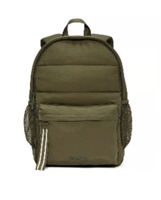 VICTORIA’s SECRET PINK Quilted Puffer Backpack NWT Army Green $60 MSRP - Image 1 of 4