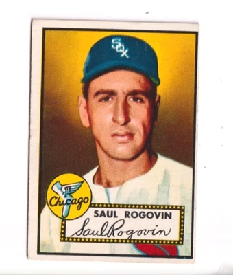 1952 Topps Baseball Card #159 Saul Rogovin Brooklyn NY Nice!  see scan - Image 1 of 2