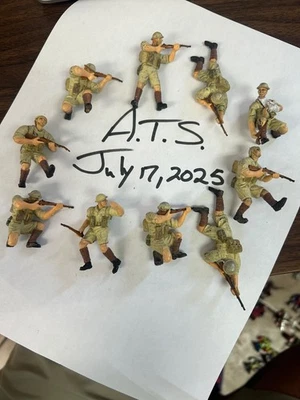 Vintage Rare Forces Of Valor Unimax 1:32 Figure Lot Of 13 British Desert U.S.A. - Image 1 of 4