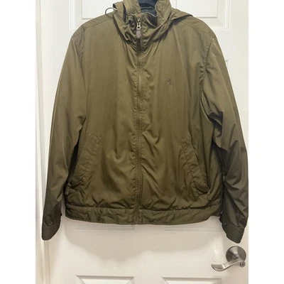 Chaqueta Polo Ralph Lauren Vintage Verde Oliva Capucha Polar - Talla L Foto 1 de 4