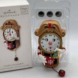 Hallmark Magic Ornament 2007 Cookie Clockington - Sound & Motion Box Form funktioniert - Bild 1 von 13