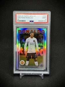 Cristiano Ronaldo 2024-25 Topps UEFA CC Short Print Variation PSA 9 Mint - Picture 1 of 3