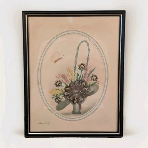 Ida Bisek Procop Gemälde Prärie Bilder Feder Blume Basteln Kunst Handarbeit Vintage - Bild 1 von 10