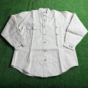 Calvin Klein Langarm Vintage Style Button Down Roomy Fit Freizeit Hemd Gr. L - Bild 1 von 16