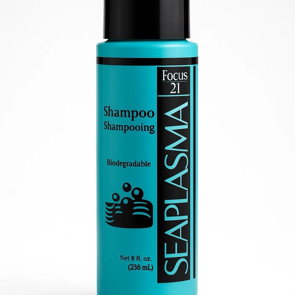 Champú Focus 21 Sea Plasma 8 fl oz - Botella azul - Fórmula rara y descontinuada Foto 1 de 1