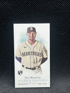 2022 Topps Allen and Ginter Baseball CAL RALEIGH *MINI* ROOKIE DESIGN VARIATION