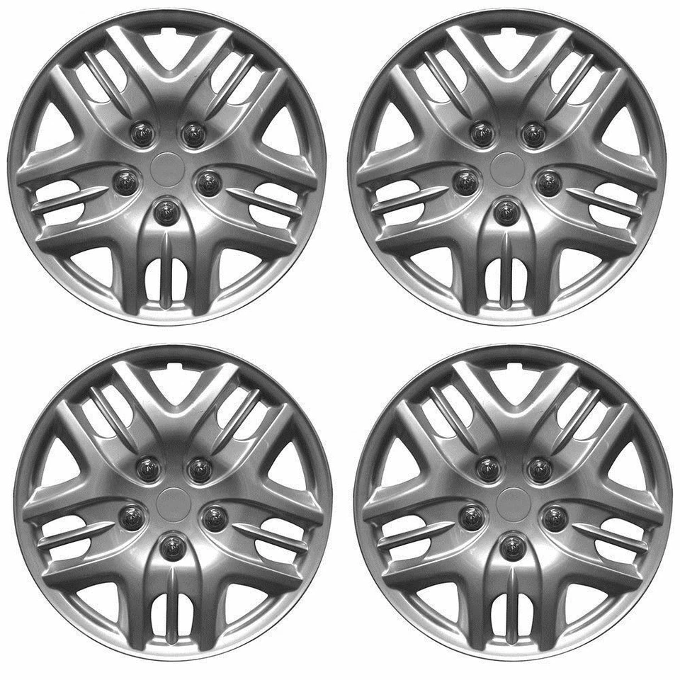 HYUNDAI i40 Car Wheel Trims Hub Caps Plastic Covers Phantom 14" Silver - Image 1 of 1
