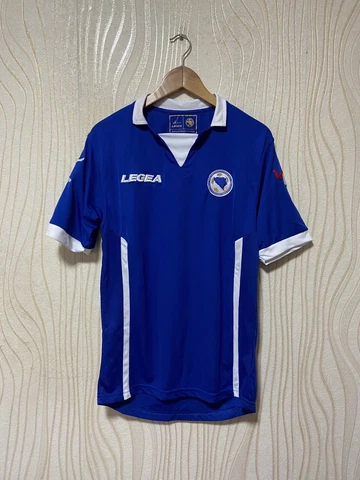 BOSNIA HERZEGOVINA 2016 HOME FOOTBALL SHIRT SOCCER JERSEY LEGEA sz L MEN Cover