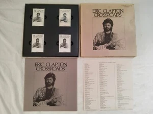 1988 ERIC CLAPTON CROSSROADS 4 CHROME CASSETTE BOX SET WITH INDEX AND BOOKLET - Picture 1 of 15