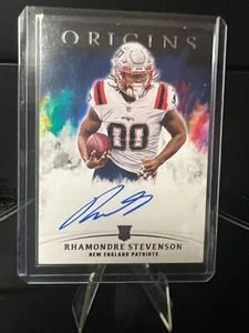 2021 Panini Origins - Rookie Autographs #RA-RS Rhamondre Stevenson (AU, RC) - Picture 1 of 2