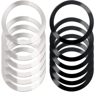 12 Pcs Magnetic Wireless Charger Universal Metal Rings Sticker Compatible for - Picture 1 of 7