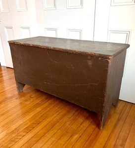Six Board Blanket Chest 18C - Picture 1 of 23