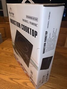 Duxtop 1800W Portable Induction Cooktop Countertop Burner, Black 9100MC/BT-M20B