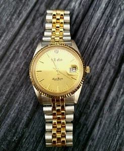 Rare Dufonte Lucien Piccard Datejust President Mens Watch - Picture 1 of 11