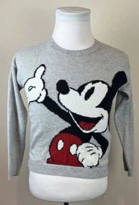 Girls Juniors Abercrombie Kids Disney Mickey Mouse Sweater Size 11/22 Medium - Picture 1 of 8