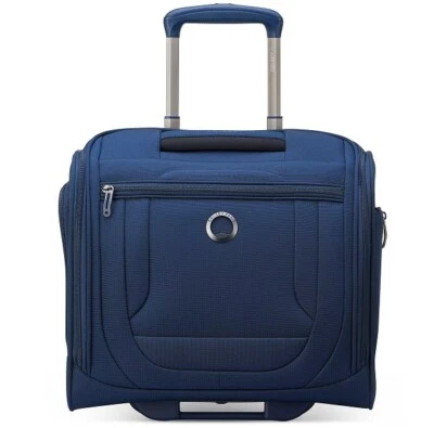 Delsey Helium DLX Wheeled Under Seat Carry On Suitcase Navy - Image 1 of 4