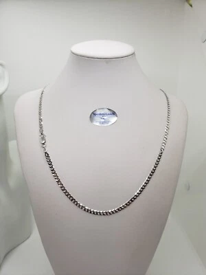 CATENA DA UOMO- UNISEX IN ARGENTO 925 A MAGLIA GRUMETTA DA 60 cm 12 GR. (0324) - Immagine 1 di 4