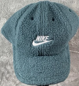 Nike Unstructured Fleece Curved Bill Club Cap L - XL Deep Jungle Green Unisex - Picture 1 of 9