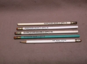 5 DIFFERENT VINTAGE ELIZABETHTOWN PA PENCILS ELIZABETHTOWN BUILDING AND SUPPLY - Picture 1 of 12