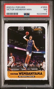 Victor Wembanyama 2023 Sports Illustrated For Kids RC SI Kids Rookie PSA 7 🔥 - Picture 1 of 3