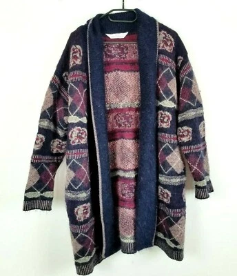 Mantón cárdigan largo para mujer Marks & Spenser 10 mezcla de alpaca Foto 1 de 4