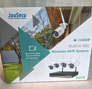 Wireless NVR System 1TB With 8CH 4 Cameras Jousecu N029 - New - Picture 1 of 6