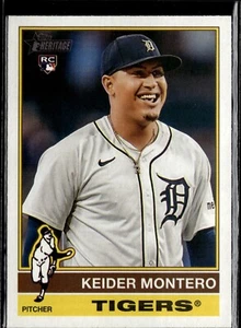 2025 Topps Heritage Baseball #41 Keider Montero, Detroit Tigers RC - Picture 1 of 1