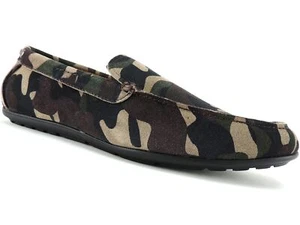 Alfani Men's Bromley Camo Suede Driver Size 10.5 M - Picture 1 of 6