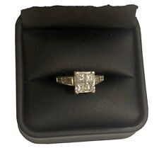 Princess-cut, 1 5/8 carats Kay’s engagement ring