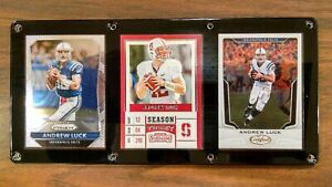 ANDREW LUCK 3 CARD PLAQUE STANFORD CARDINAL INDIANAPOLIS COLTS